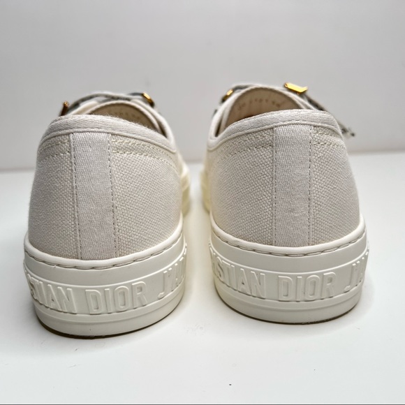 CHRISTIAN DIOR WALK'N'DIOR SNEAKER Cotton Canvas Size 38 EU 8 US - Picture 9 of 16